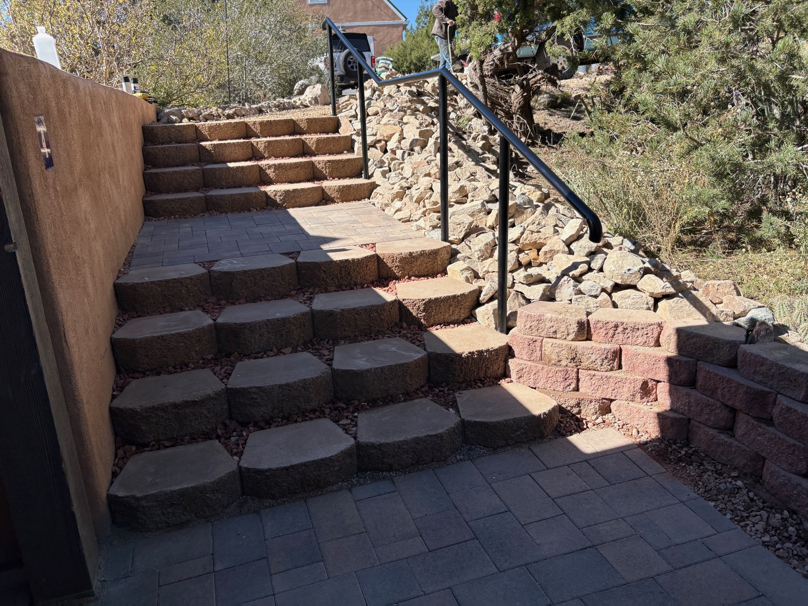 Retaining Wall Installation